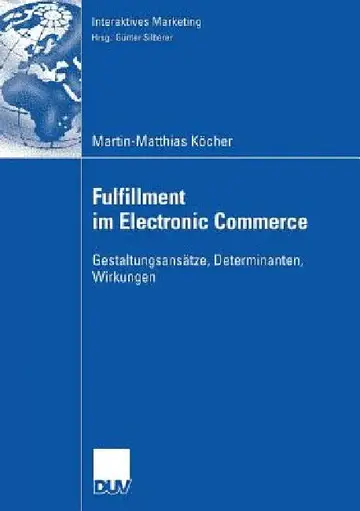 Cover of Fulfillment Im Electronic Commerce