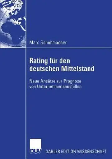 Cover of Bankinterne Rating-Systeme Basierend Auf Bilanz- Und Guv-Daten Für Deutsche Mittelständische Unternehmen