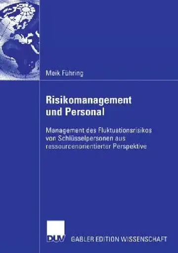Cover of Risikomanagement Und Personal