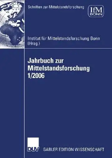 Cover of Jahrbuch Zur Mittelstandsforschung 1/2006