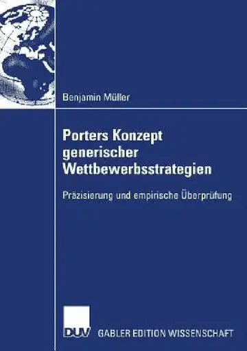 Cover of Porters Konzept Generischer Wettbewerbsstrategien