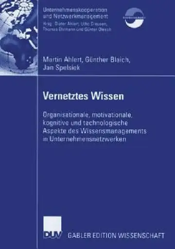 Cover of Vernetztes Wissen