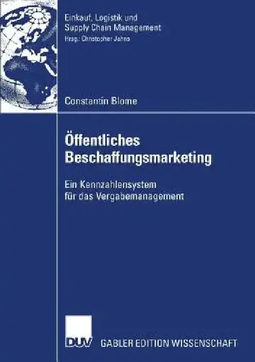 Cover of Öffentliches Beschaffungsmarketing