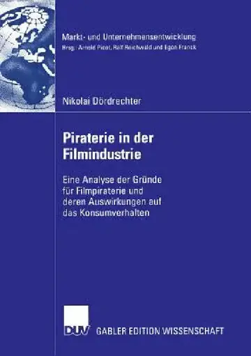 Cover of Piraterie in Der Filmindustrie
