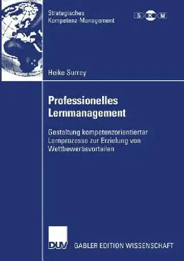 Cover of Professionelles Lernmanagement