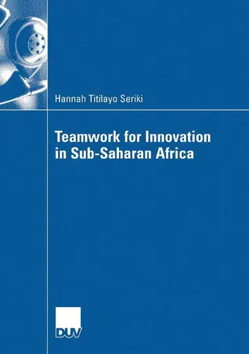 Cover of Teamwork for Innovation in Sub-Saharan Africa