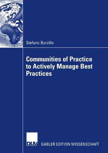 Cover of Communities of Practice to Actively Manage Best Practices