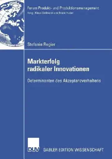 Cover of Markterfolg Radikaler Innovationen