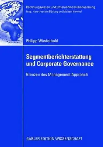 Cover of Segmentberichterstattung Und Corporate Governance
