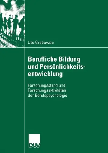 Cover of Berufliche Bildung Und Persönlichkeitsentwicklung
