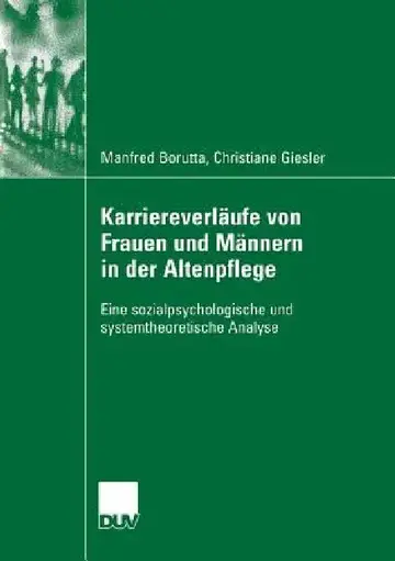 Cover of Karriereverläufe Von Frauen Und Männern in Der Altenpflege