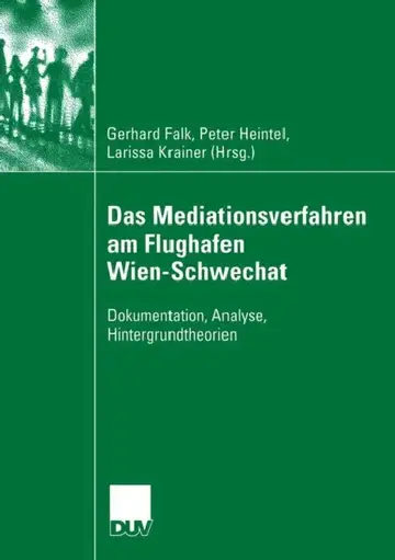 Cover of Das Mediationsverfahren Am Flughafen Wien-Schwechat