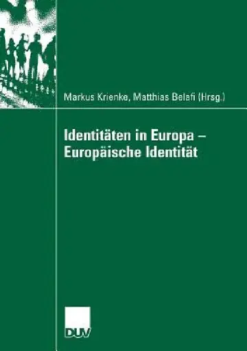 Cover of Identitäten in Europa - Europäische Identität