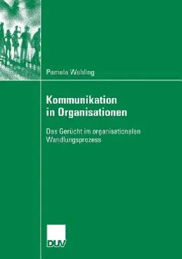 Cover of Kommunikation in Organisationen