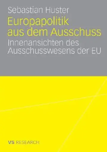 Cover of Europapolitik Aus Dem Ausschuss