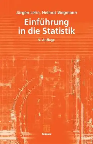 Cover of Einführung in Die Statistik