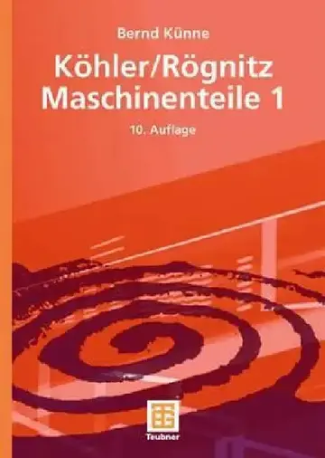 Cover of Köhler/Rögnitz Maschinenteile 1