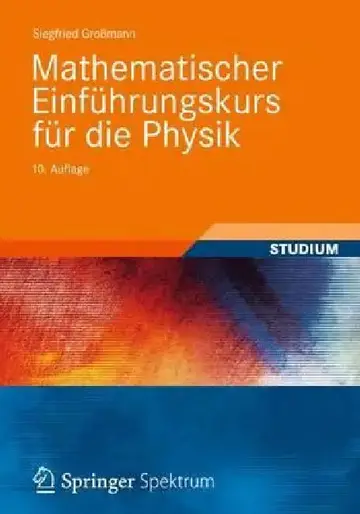 Cover of Mathematischer Einführungskurs Für Die Physik