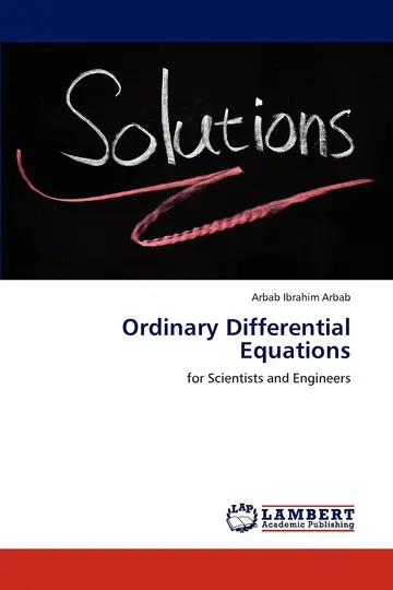 Cover of Ordinary Differential Equations