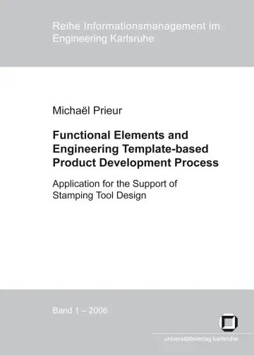 Cover of Functional Elements and Engineering Template-Based Product Development Process