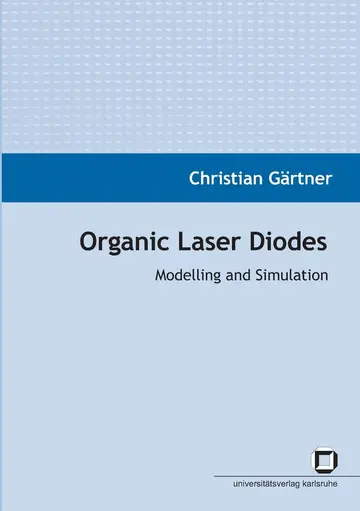 Cover of Organic laser diodes
