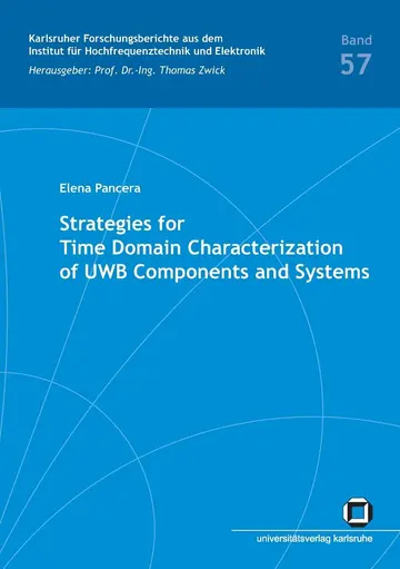 Cover of Strategies for Time Domain Characterization of UWB Components and Systems
