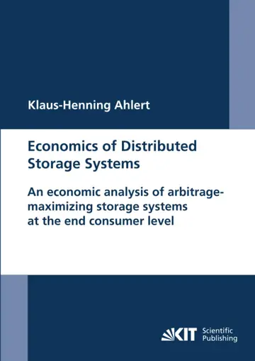 Cover of Economics of Distributed Storage Systems