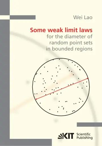Cover of Some weak limit laws for the diameter of random point sets in bounded regions