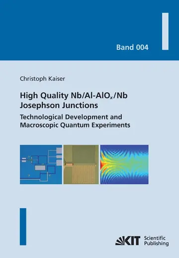 Cover of High quality Nb/Al-AlOx/Nb Josephson junctions
