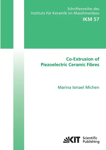 Cover of Co-extrusion of piezoelectric ceramic fibres