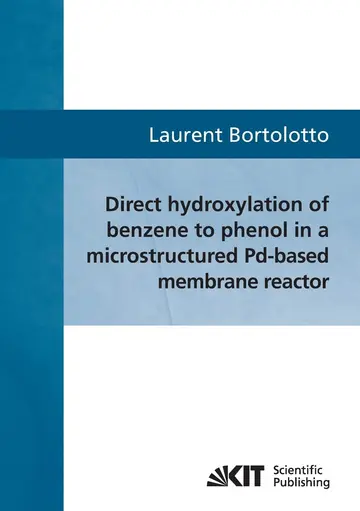 Cover of Direct hydroxylation of benzene to phenol in a microstructured Pd-based membrane reactor