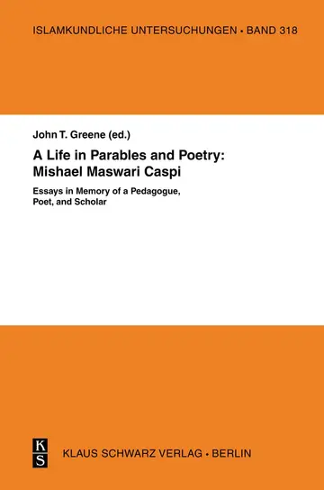 Cover of A Life in Parables and Poetry - Mishael Maswari Caspi