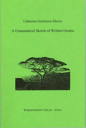 Cover of A Grammatical Sketch of Written Oromo