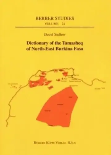 Cover of Dictionary of the Tamasheq of North-East Burkina Faso
