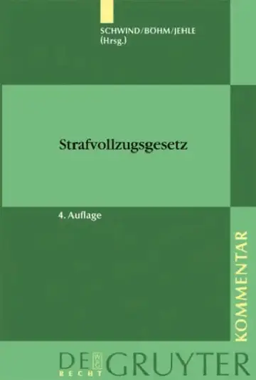 Cover of Strafvollzugsgesetz (Stvollzg)