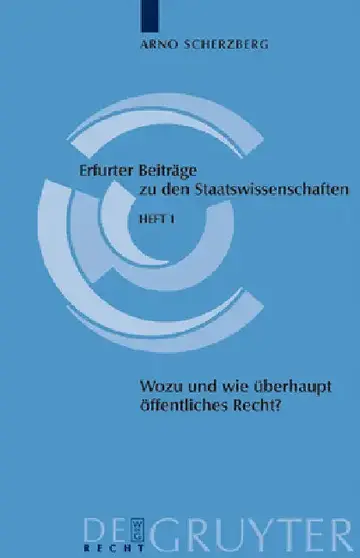 Cover of Wozu und wie überhaupt noch öffentliches Recht?