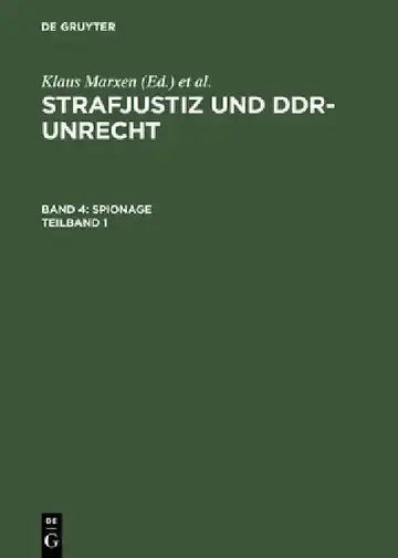 Cover of Spionage