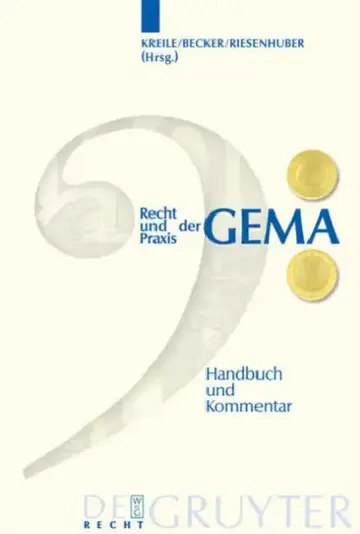 Cover of Recht Und Praxis Der Gema