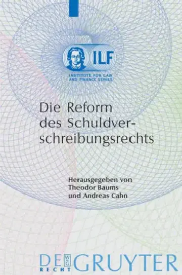 Cover of Die Reform Des Schuldverschreibungsrechts