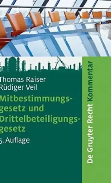 Cover of Mitbestimmungsgesetz Und Drittelbeteiligungsgesetz