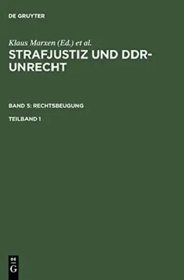 Cover of Strafjustiz und DDR-Unrecht. Band 5