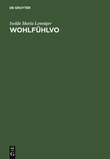 Cover of Wohlfuhlvo