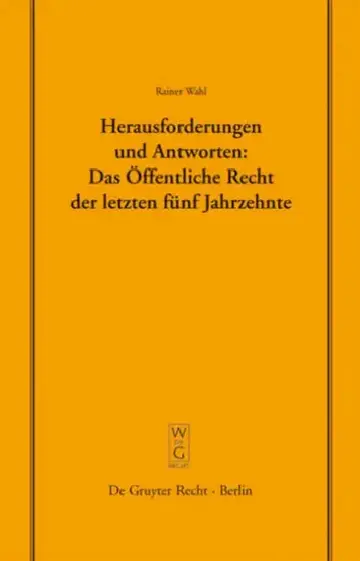 Cover of Herausforderungen Und Antworten