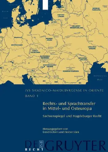 Cover of Rechts- Und Sprachtransfer in Mittel- Und Osteuropa. Sachsenspiegel Und Magdeburger Recht