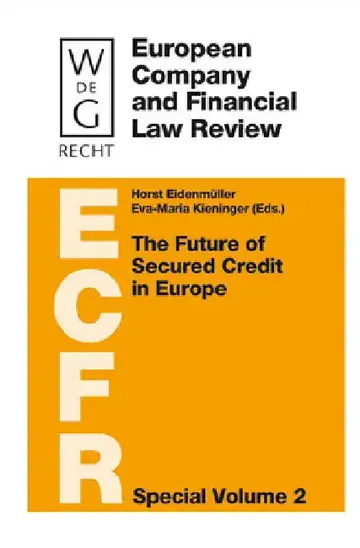Cover of The Future of Secured Credit in Europe