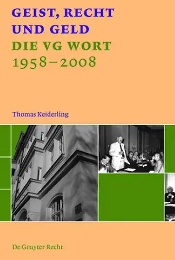 Cover of Geist, Recht Und Geld = Intellect, Law and Money