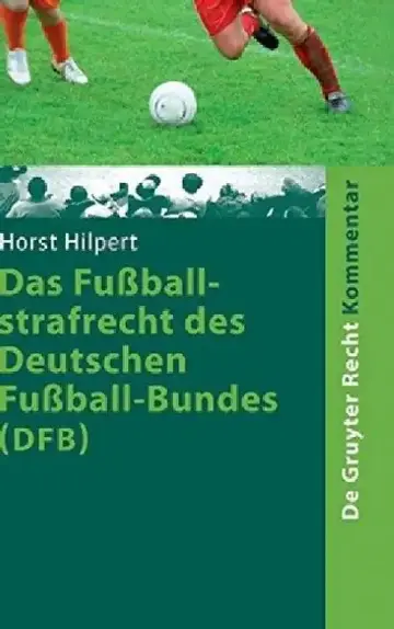 Cover of Das Fuballstrafrecht Des Deutschen Fuball-Bundes (Dfb)