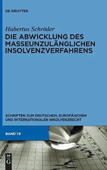Cover of Die Abwicklung des masseunzulänglichen Insolvenzverfahrens