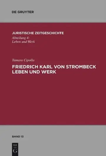 Cover of Friedrich Karl von Strombeck Leben und Werk