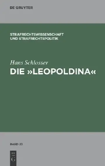Cover of Die "Leopoldina"